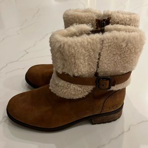 Ugg Leather boots. Size 10
